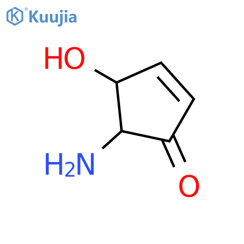 2-Cyclopenten-1-one, 5-amino-4-hydroxy- structure