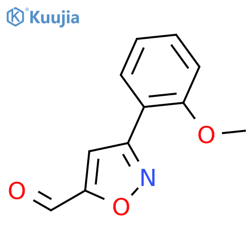 3-(2-Methoxyphenyl)isoxazole-5-carbaldehyde structure