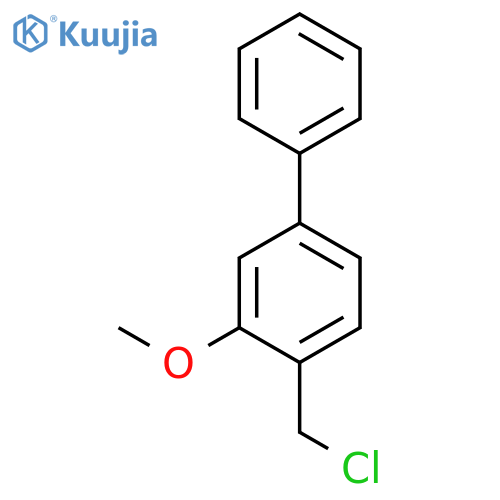 1,1'-BIPHENYL, 4-(CHLOROMETHYL)-3-METHOXY- structure