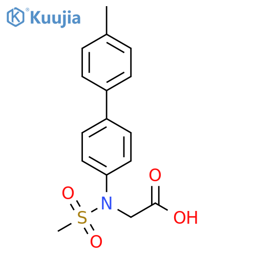 Glycine, N-(4'-methyl[1,1'-biphenyl]-4-yl)-N-(methylsulfonyl)- structure