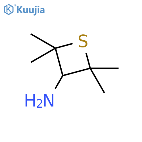 3-Amino-2,2,4,4-tetramethylthietane structure