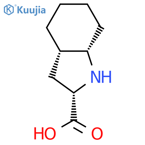 (2S,3AS,7aS)-Octahydroindole-2-carboxylic acid structure