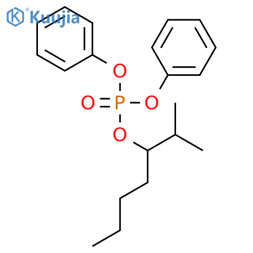 PHOSPHORIC ACID, 1-(1-METHYLETHYL)PENTYL DIPHENYL ESTER structure