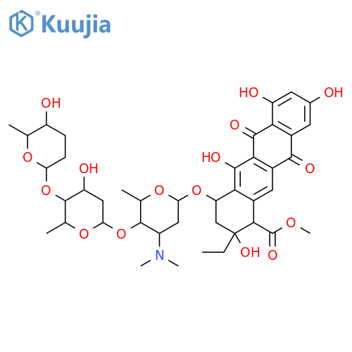 8-Hydroxyaclacinomycin N structure