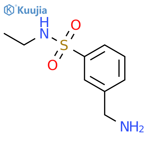 3-(aminomethyl)-N-ethylbenzene-1-sulfonamide structure