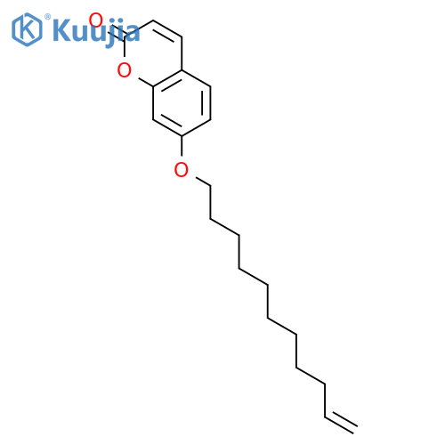 2H-1-Benzopyran-2-one, 7-(10-undecenyloxy)- structure