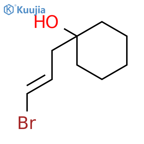 CYCLOHEXANOL, 1-[(2E)-3-BROMO-2-PROPENYL]- structure