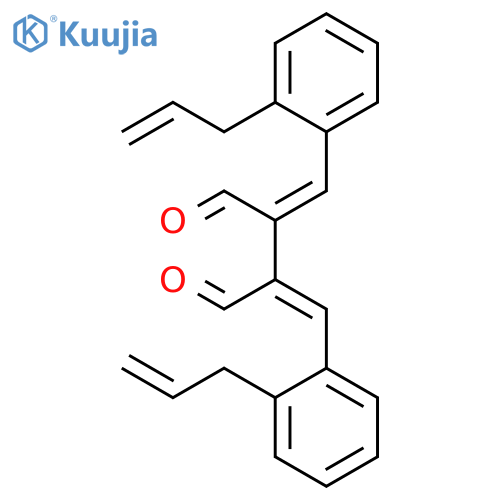 Butanedial, bis[[2-(2-propenyl)phenyl]methylene]- structure