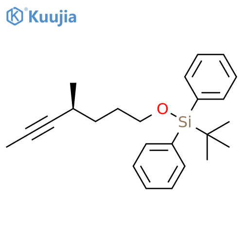 SILANE, (1,1-DIMETHYLETHYL)[[(4S)-4-METHYL-5-HEPTYNYL]OXY]DIPHENYL- structure
