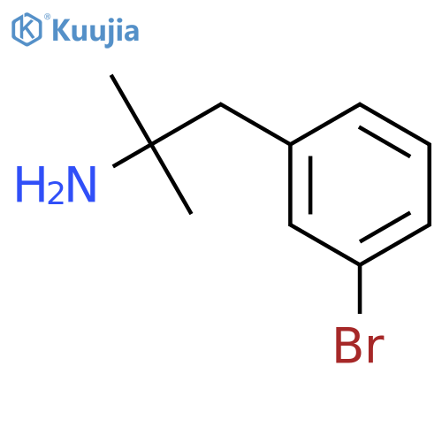 1-(3-Bromophenyl)-2-methylpropan-2-amine structure