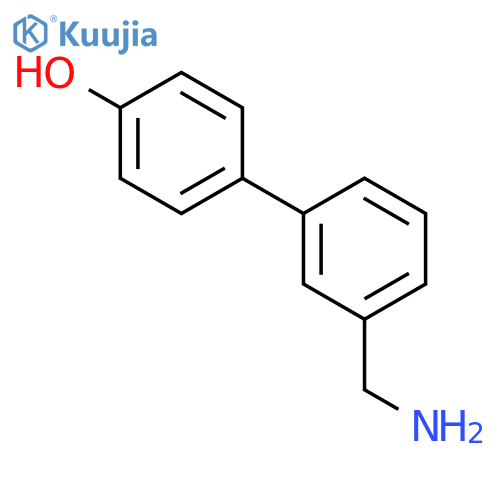 3'-(Aminomethyl)biphenyl-4-ol structure