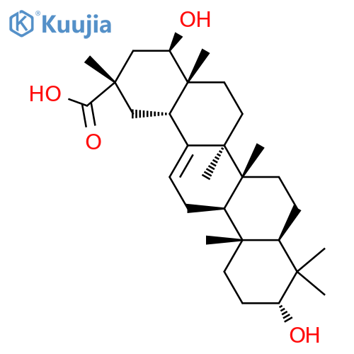 3,22-Dihydroxyolean-12-en-29-oic acid structure