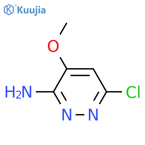 6-Chloro-4-methoxypyridazin-3-amine structure