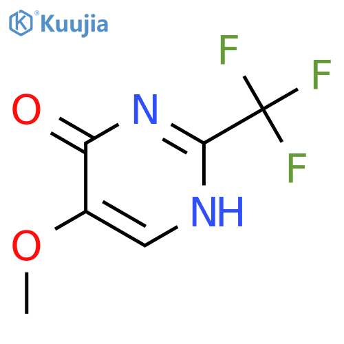 4(1H)-Pyrimidinone, 5-methoxy-2-(trifluoromethyl)- structure