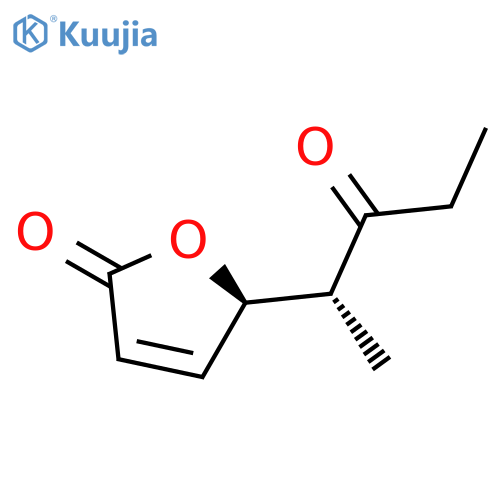 2(5H)-Furanone, 5-[(1R)-1-methyl-2-oxobutyl]-, (5R)-rel- structure