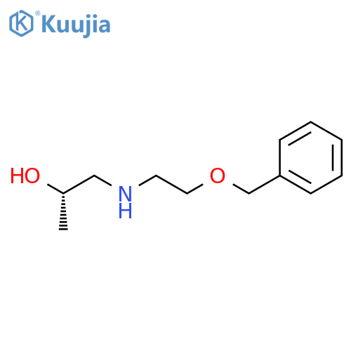 2-Propanol, 1-[[2-(phenylmethoxy)ethyl]amino]-, (2S)- structure