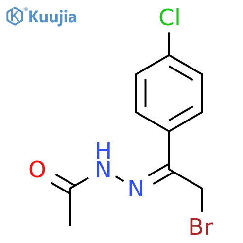ACETIC ACID, [2-BROMO-1-(4-CHLOROPHENYL)ETHYLIDENE]HYDRAZIDE structure