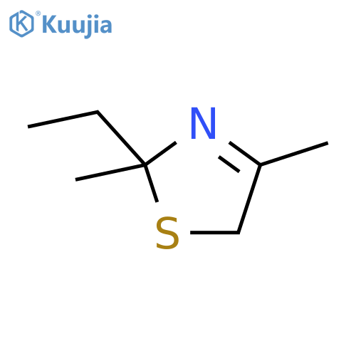 Thiazole,2-ethyl-2,5-dihydro-2,4-dimethyl- structure