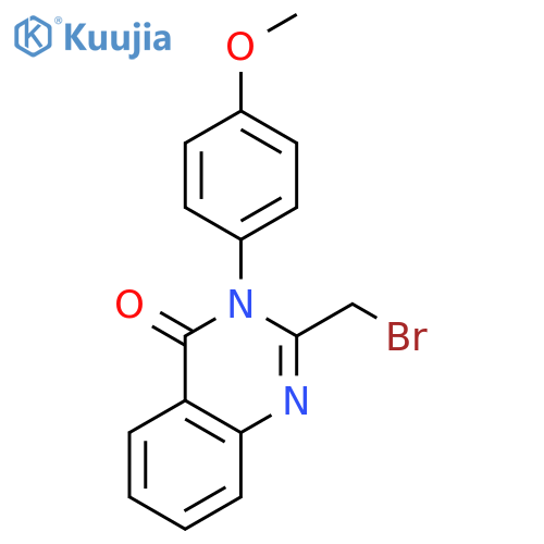 4(3H)-Quinazolinone, 2-(bromomethyl)-3-(4-methoxyphenyl)- structure