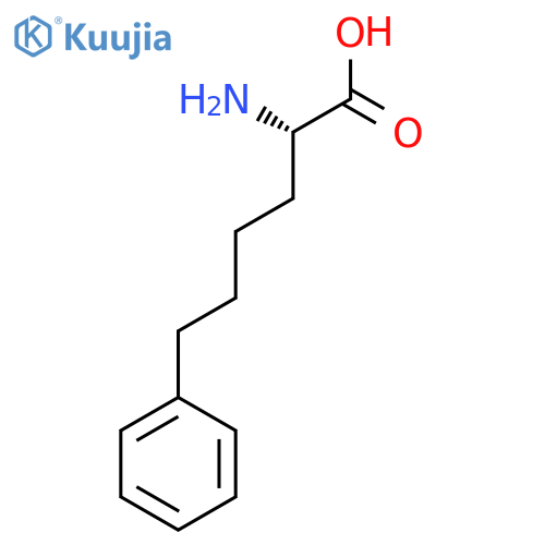 (2S)-2-Amino-6-phenylhexanoic acid structure
