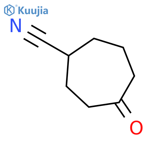 Cycloheptanecarbonitrile, 4-oxo- structure