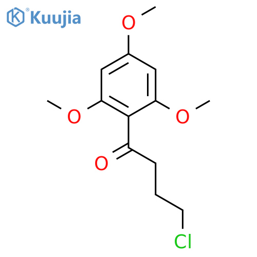 1-Butanone,4-chloro-1-(2,4,6-trimethoxyphenyl)- structure