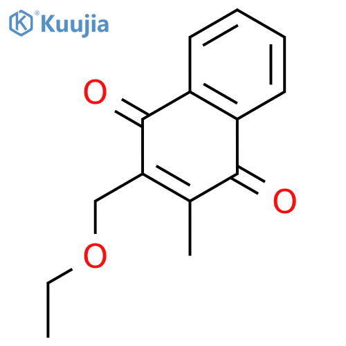 1,4-Naphthalenedione, 2-(ethoxymethyl)-3-methyl- structure
