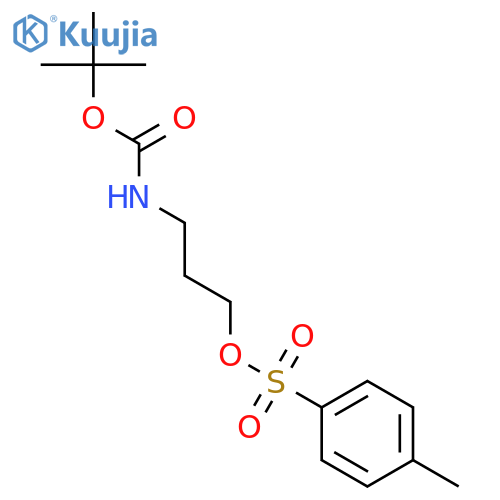 Carbamicacid, N-[3-[[(4-methylphenyl)sulfonyl]oxy]propyl]-, 1,1-dimethylethyl ester structure