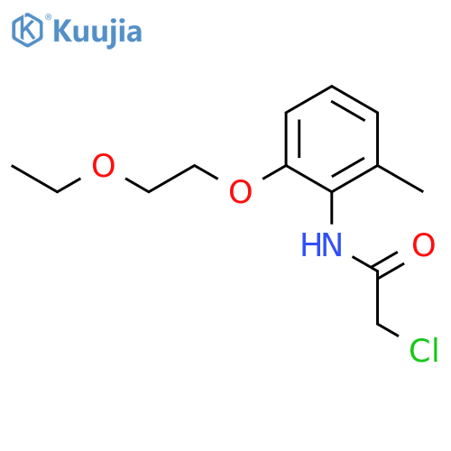 ACETAMIDE, 2-CHLORO-N-[2-(2-ETHOXYETHOXY)-6-METHYLPHENYL]- structure