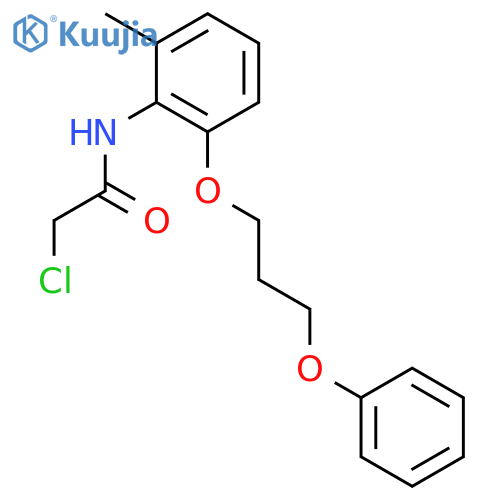 ACETAMIDE, 2-CHLORO-N-[2-METHYL-6-(3-PHENOXYPROPOXY)PHENYL]- structure