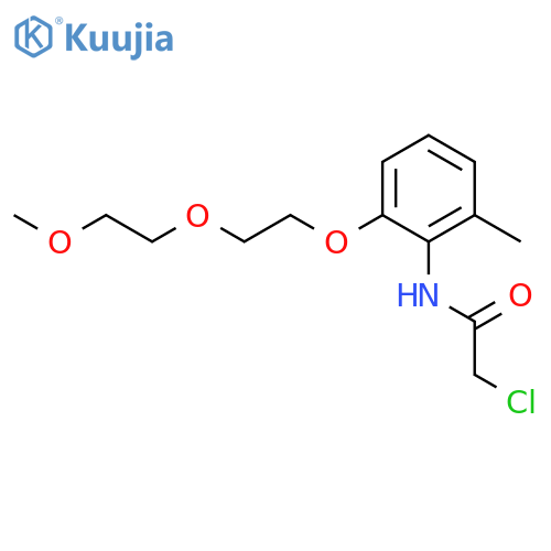 ACETAMIDE, 2-CHLORO-N-[2-[2-(2-METHOXYETHOXY)ETHOXY]-6-METHYLPHENYL]- structure