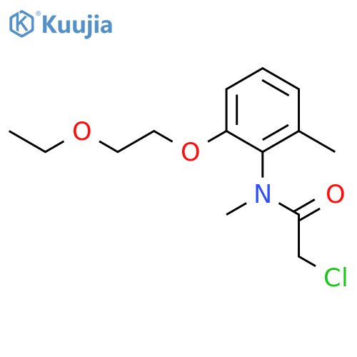 ACETAMIDE, 2-CHLORO-N-[2-(2-ETHOXYETHOXY)-6-METHYLPHENYL]-N-METHYL- structure