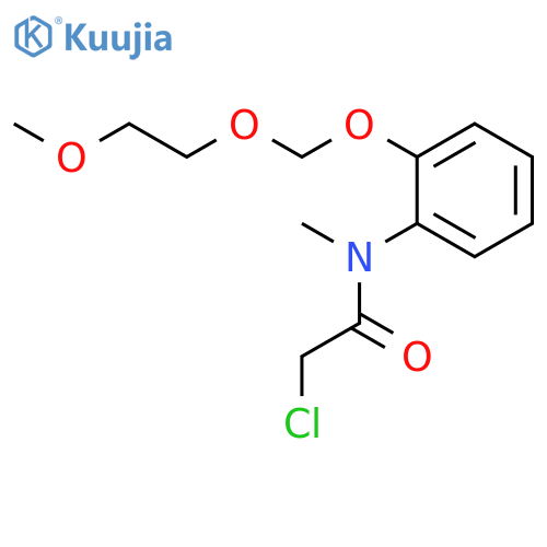 Acetamide, 2-chloro-N-[2-[(2-methoxyethoxy)methoxy]phenyl]-N-methyl- structure
