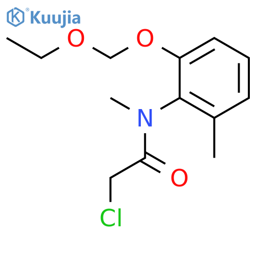 ACETAMIDE, 2-CHLORO-N-[2-(ETHOXYMETHOXY)-6-METHYLPHENYL]-N-METHYL- structure