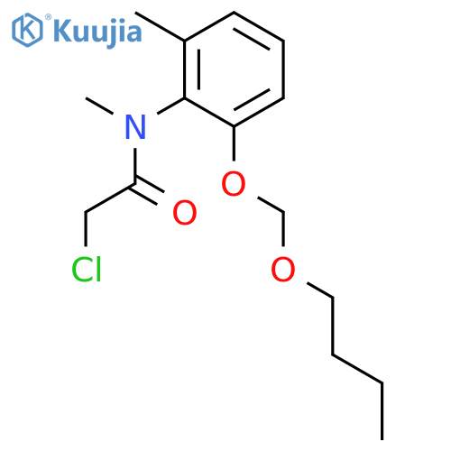Acetamide, N-[2-(butoxymethoxy)-6-methylphenyl]-2-chloro-N-methyl- structure