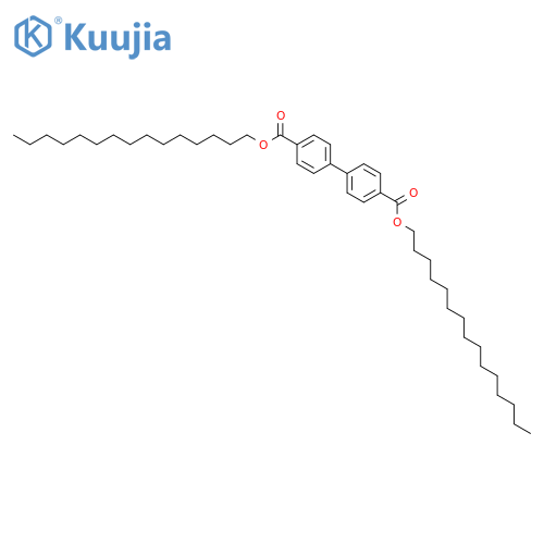 [1,1'-BIPHENYL]-4,4'-DICARBOXYLIC ACID, DIPENTADECYL ESTER structure