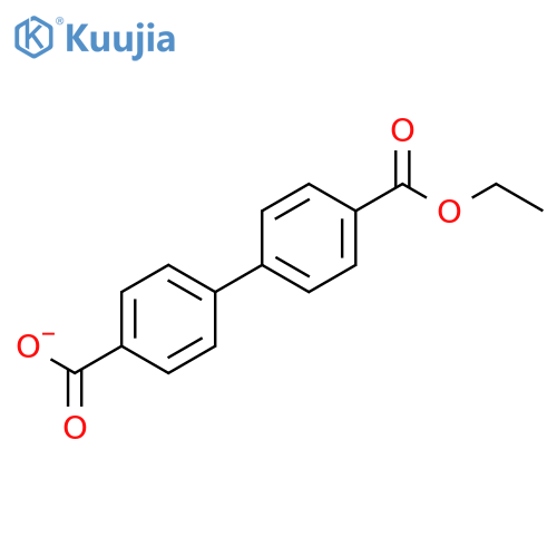 4-(4-Ethoxycarbonylphenyl)benzoic acid structure