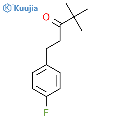 1-(4-Fluorophenyl)-4,4-dimethylpentan-3-one structure