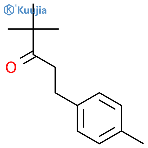 3-PENTANONE, 4,4-DIMETHYL-1-(4-METHYLPHENYL)- structure