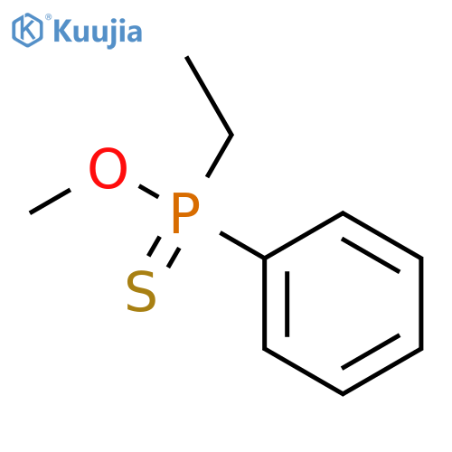 PHOSPHINOTHIOIC ACID, ETHYLPHENYL-, O-METHYL ESTER structure