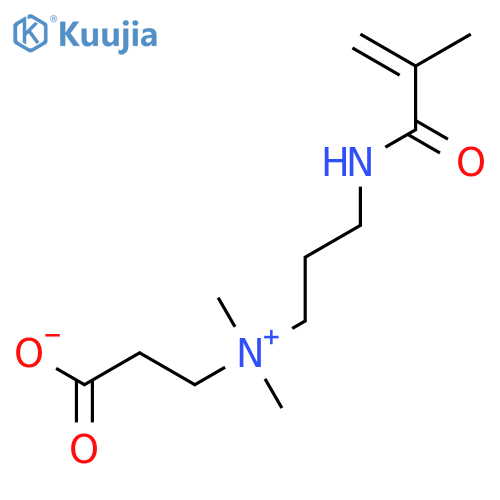 1-Propanaminium, N-(2-carboxyethyl)-N,N-dimethyl-3-[(2-methyl-1-oxo-2-propen-1-yl)amino]-, inner salt structure