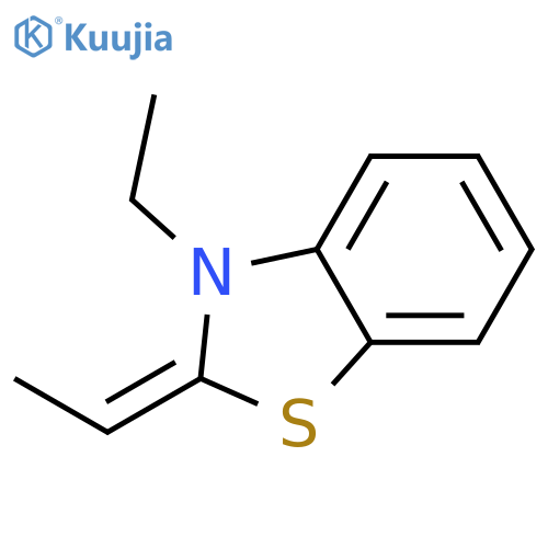 Benzothiazole, 3-ethyl-2-ethylidene-2,3-dihydro- structure