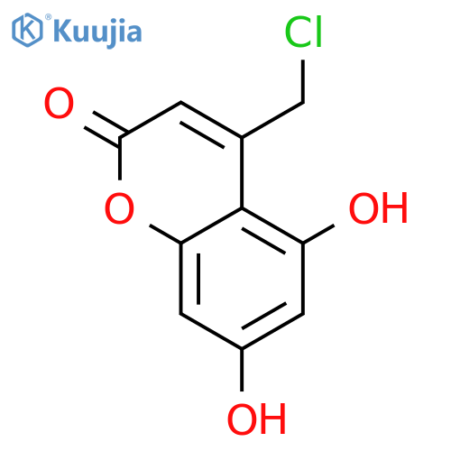 4-(Chloromethyl)-5,7-dihydroxy-2H-chromen-2-one structure
