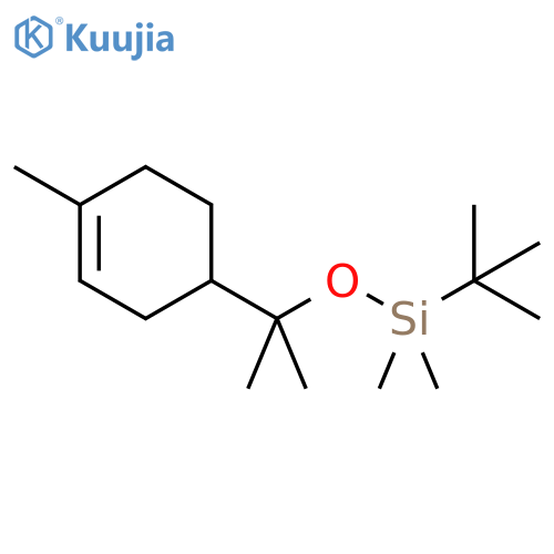 Cyclohexene, 4-[[[(1,1-dimethylethyl)dimethylsilyl]oxy]dimethylmethyl]-1-methyl- structure