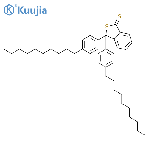 BENZO[C]THIOPHENE-1(3H)-THIONE, 3,3-BIS(4-DECYLPHENYL)- structure