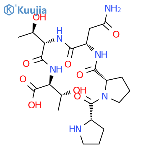 L-Threonine, L-prolyl-L-prolyl-L-asparaginyl-L-threonyl- structure