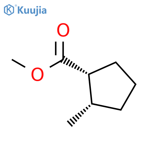 Cyclopentanecarboxylic acid, 2-methyl-, methyl ester, cis- structure