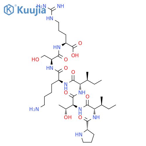L-Arginine, L-prolyl-L-isoleucyl-L-threonyl-L-isoleucyl-L-lysyl-L-seryl- structure