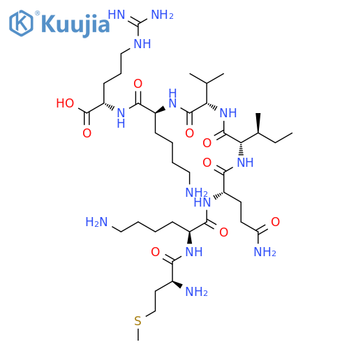 L-Arginine, L-methionyl-L-lysyl-L-glutaminyl-L-isoleucyl-L-valyl-L-lysyl- structure