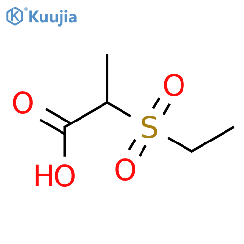 2-(Ethylsulfonyl)propanoic Acid structure